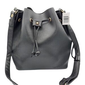 Bella Russo Bucket Crossbody Adjustable Strap PU Leather Western Bag Large NWT